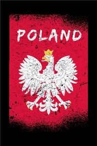 Polen Flaggen Notizbuch