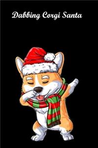 Dabbing Corgi Santa