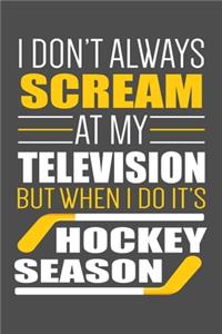 Hockey Season Notebook