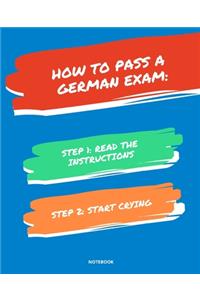 Notebook How to Pass a German Exam