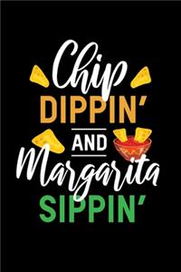 Chip Dippin' And Margarita Sippin': Dream Journal - 6"x9" - 120 pages - Dream Recording Notebook - Matte Cover