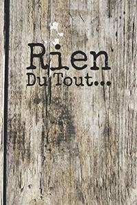 Rien du tout