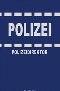 Polizei - Polizeidirektor - Notizbuch