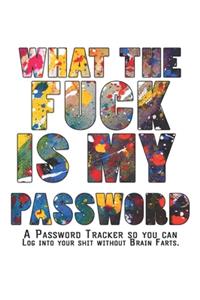 What The F*ck Is My Password Journal