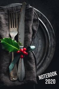 notebook of cooking recipes