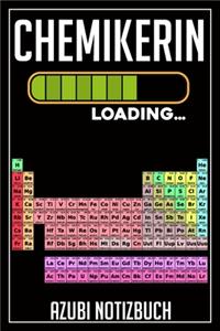 Chemikerin Loading... Azubi Notizbuch