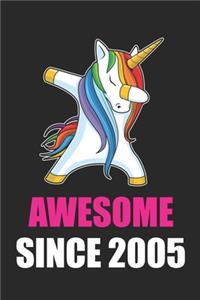14th Birthday Dabbing Unicorn