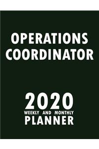 Operations Coordinator 2020 Weekly and Monthly Planner