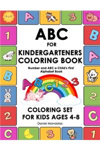 ABC for Kindergarteners Coloring Book