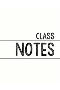 White Class Notebook