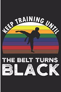 Keep Training Until The Belt turns Black