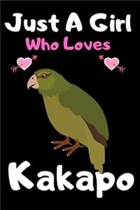 Just a girl who loves kakapo