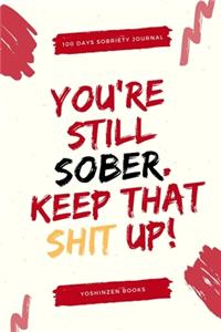 You're Still Sober Keep That Shit Up - 100 Days Of Guided Journal With Daily Reflections