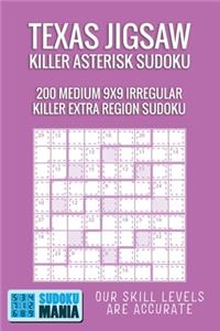 Texas Jigsaw Killer Asterisk Sudoku