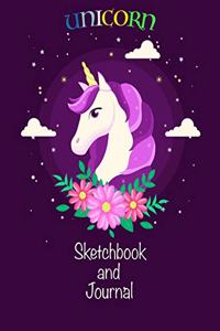 unicorn sketchbook and journal