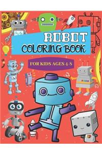 Robot Coloring Books for Kids Ages 4-8