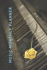 Music Monthly Planner