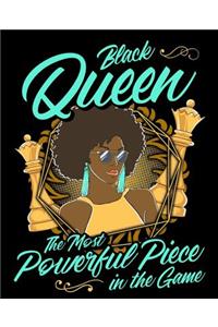 Black Queen: 365 Daily Planner 2019 Calendar (7.5 X 9.25 Inches) for to Do List Schedule Organizer Appointment Journal Notebook for Business School and Teacher