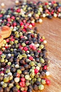 Colorful Peppercorns Display Journal