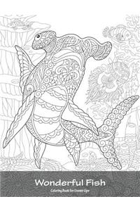 Wonderful Fish Coloring Book for Grown-Ups 1