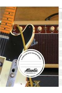 6 String Blank Guitar Tablature Notebook - Well Loved