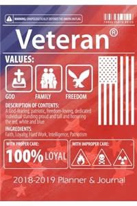 United States Military Veteran 100% Dedicated Patriot