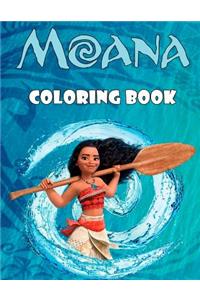 Moana Coloring Book: This Amazing Coloring Book Will Make Your Kids Happier and Give Them Joy(ages 3-7)