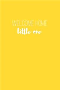 Welcome Home Little One Adoption Journal