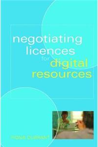 Negotiating Licences for Digital Resources