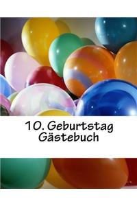 10. Geburtstag Gästebuch