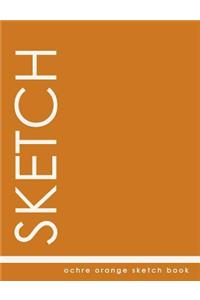 Ochre Orange Sketch Book