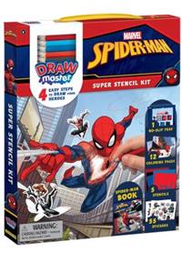 Drawmaster Marvel Spider-Man: Super Stencil Kit