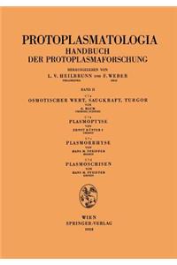 Osmotischer Wert, Saugkraft, Turgor Plasmoptyse Plasmorrhyse Plasmoschisen