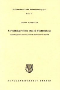 Verwaltungsreform Baden-Wurttemberg