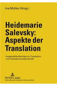 Heidemarie Salevsky: Aspekte Der Translation