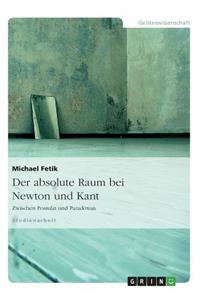 Der absolute Raum bei Newton und Kant