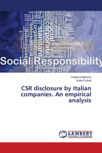 CSR disclosure by Italian companies. An empirical analysis