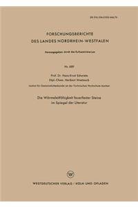 Die Wärmeleitfähigkeit Feuerfester Steine Im Spiegel Der Literatur