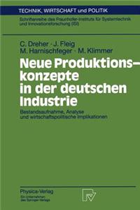 Neue Produktionskonzepte in Der Deutschen Industrie