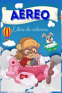 Aereo Libro da colorare