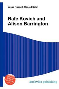 Rafe Kovich and Alison Barrington