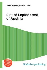List of Lepidoptera of Austria