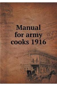 Manual for army cooks 1916