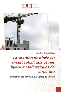 solution destinée au circuit cobalt aux usines hydro métallurgiques de structure