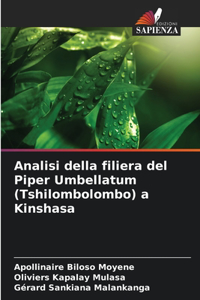 Analisi della filiera del Piper Umbellatum (Tshilombolombo) a Kinshasa