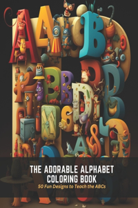 Adorable Alphabet Coloring Book