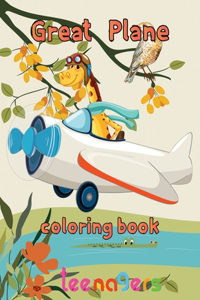 Great Plane Coloring Book teenagers