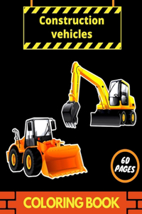 Construction Vehicles Coloring Book