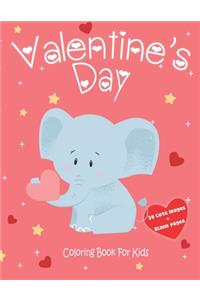 Valentine's Day Coloring Book For Kids