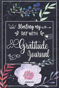 Starting my day with Gratitude Journal